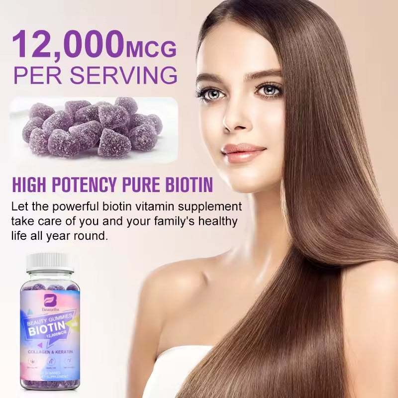 Beauty Gummies - Collagen + Biotin 12,000MCG