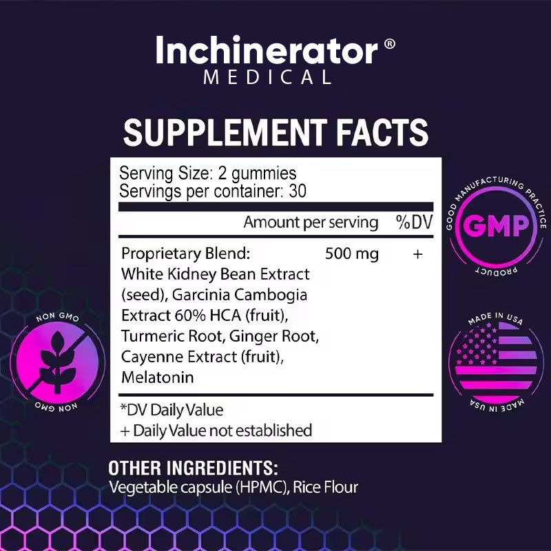 Night Time Inchinerator Fat Burning Gummies
