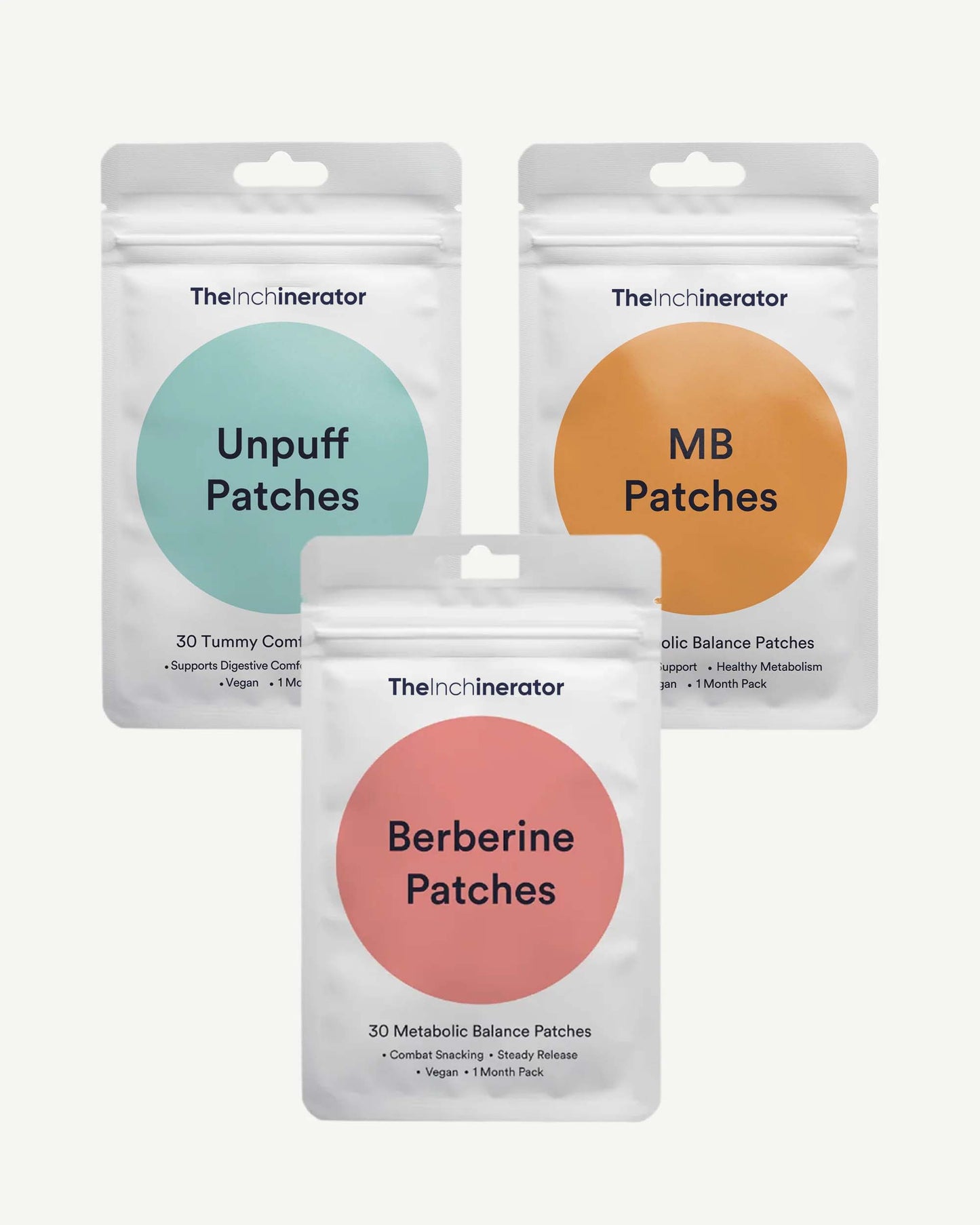 3-Pack Berberine/Unpuff/Energy Patches