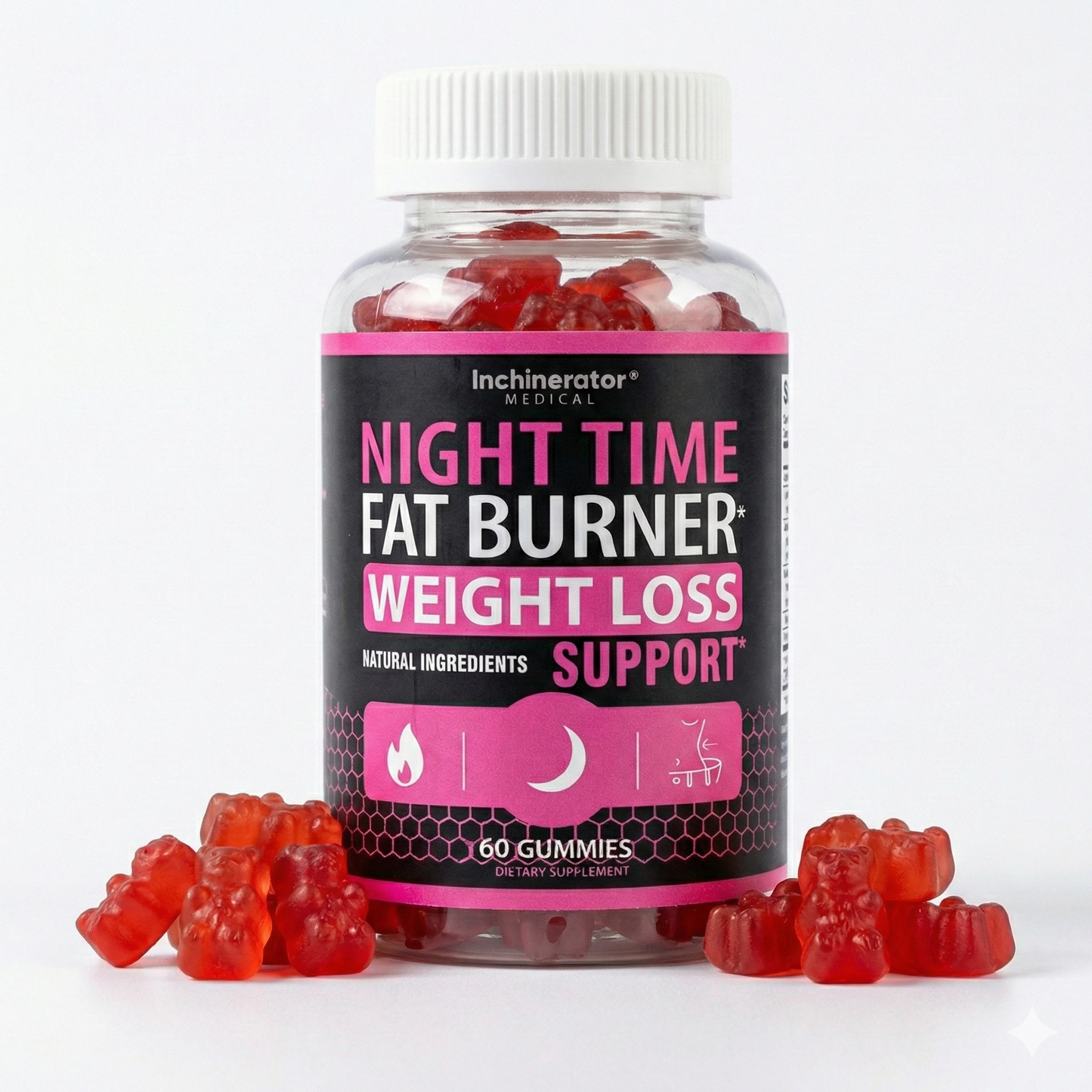 Night Time Inchinerator Fat Burning Gummies